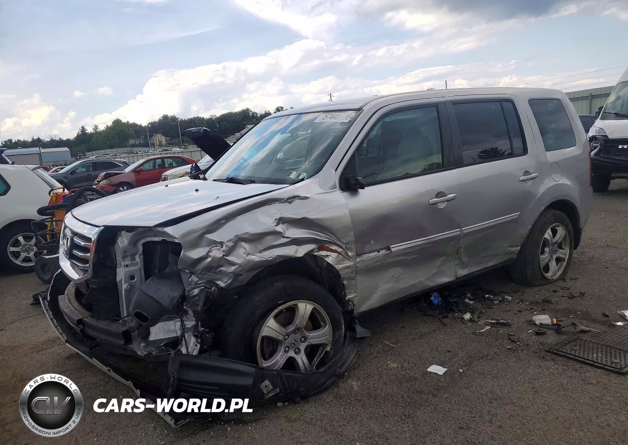 2015 Honda Pilot Ex VIN:5FNYF4H40FB042582 - 1