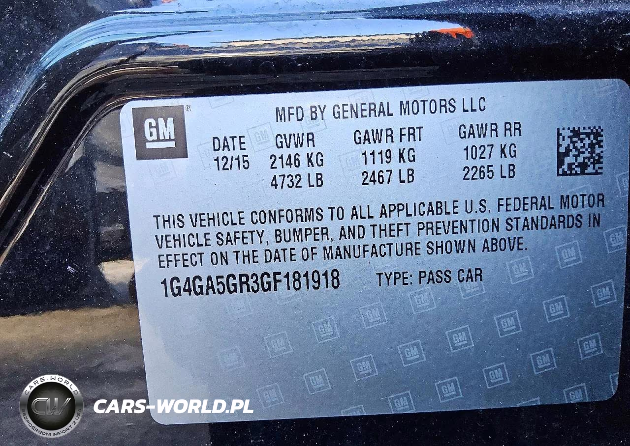 2016 Buick Lacrosse VIN:1G4GA5GR3GF181918 - 12