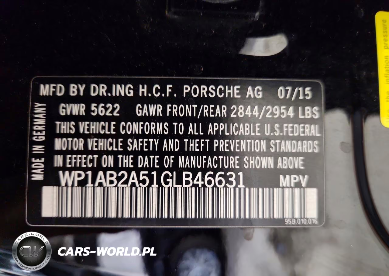 2016 Porsche Macan VIN:WP1AB2A51GLB46631 - 13