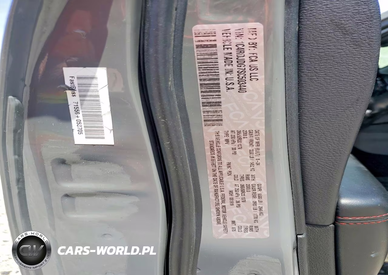 2025 Dodge Durango Gt VIN:1C4RDJDG7SC503440 - 12