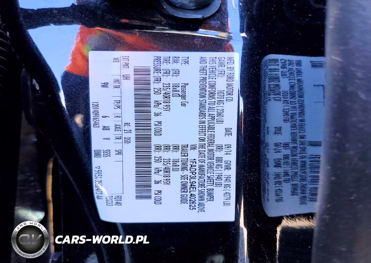 2014 Ford Focus St VIN:1FADP3L94EL402625 - 12