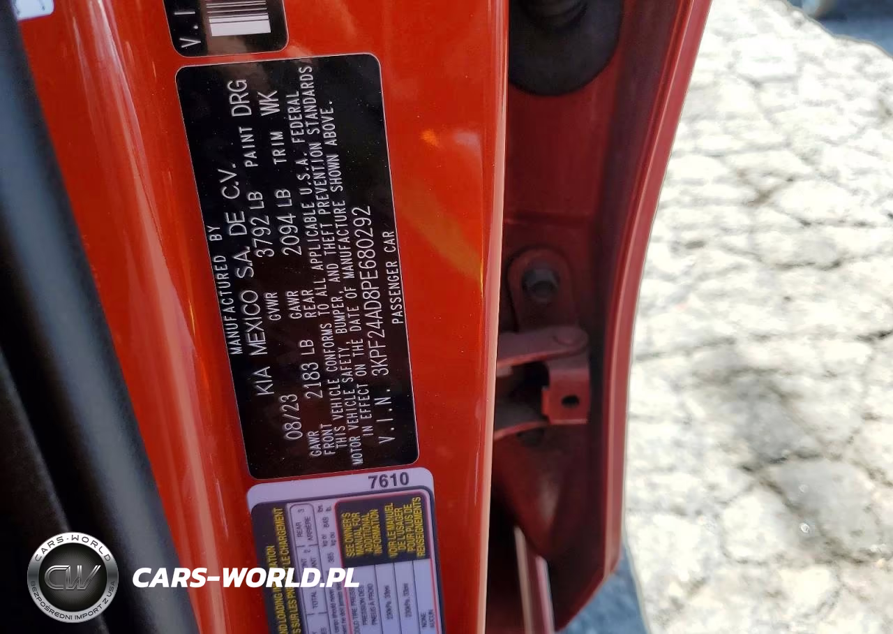 2023 Kia Forte Lxs VIN:3KPF24AD8PE680292 - 12