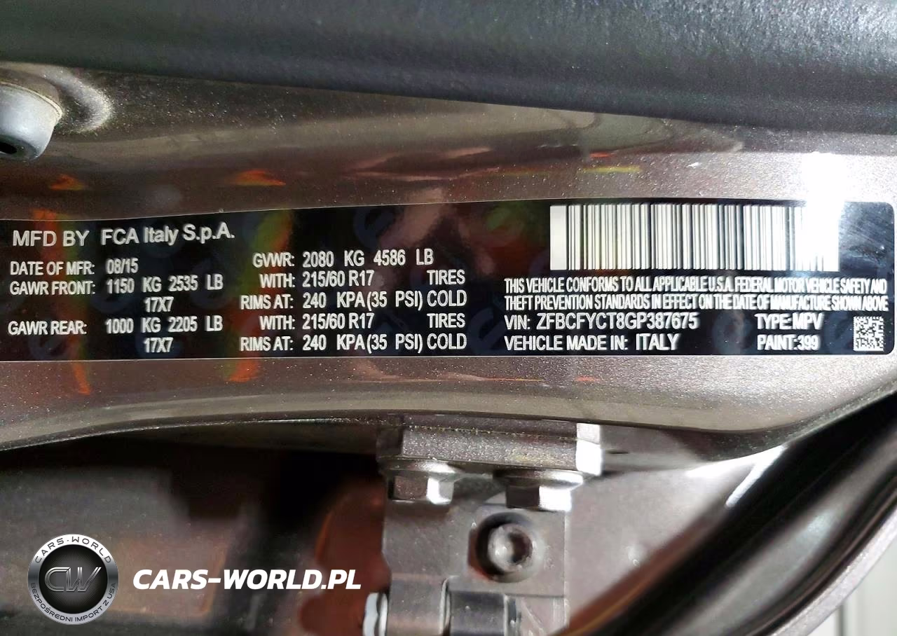 2016 Fiat 500X Trekking VIN:ZFBCFYCT8GP387675 - 13