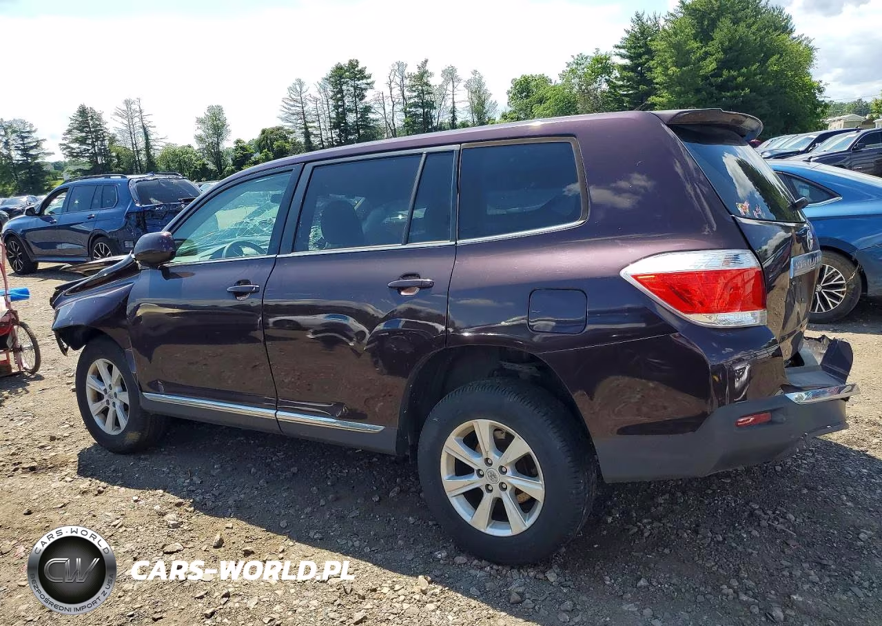 2012 Toyota Highlander Base VIN:5TDBK3EH6CS116470 - 2