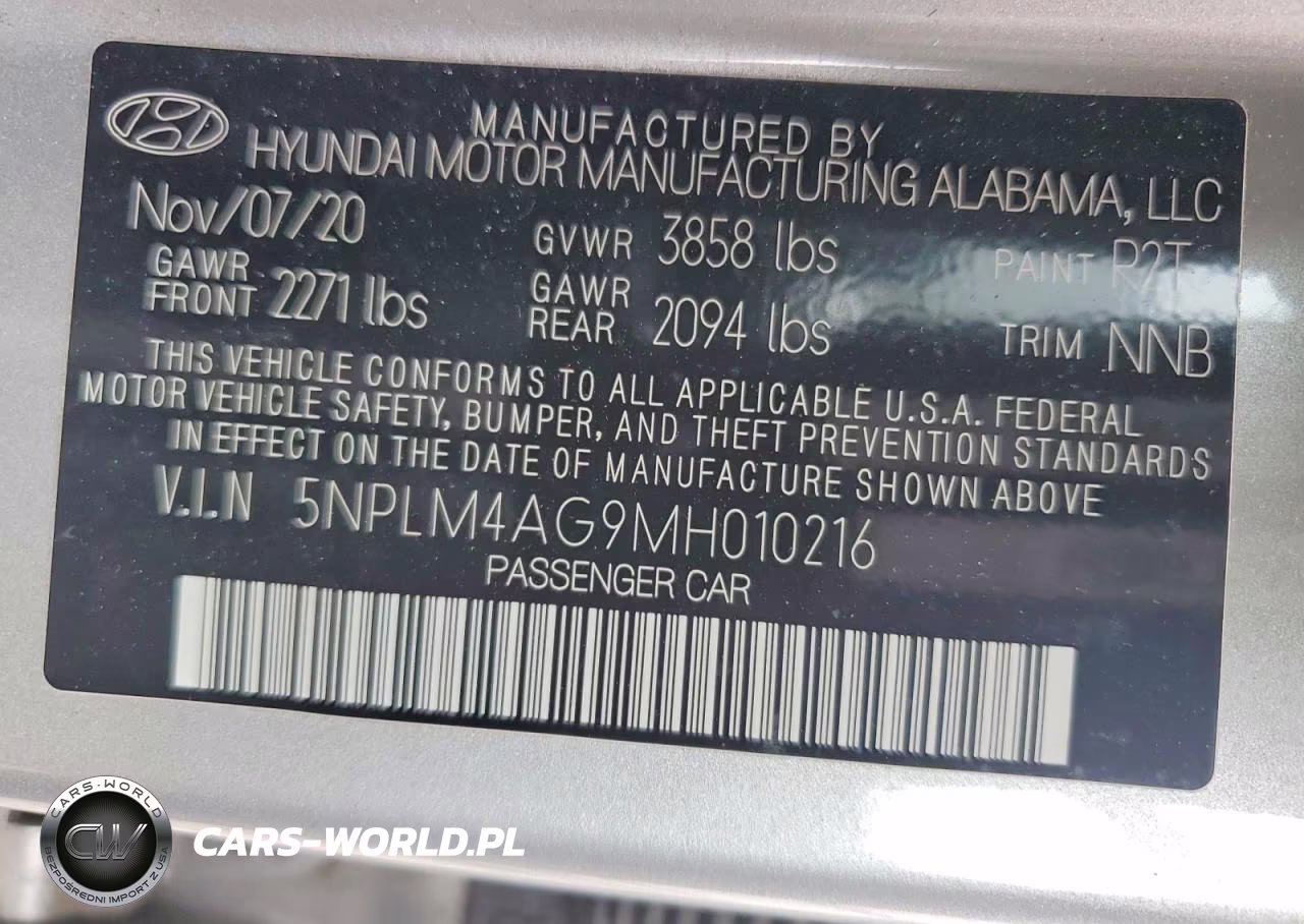 2021 Hyundai Elantra Sel VIN:5NPLM4AG9MH010216 - 12