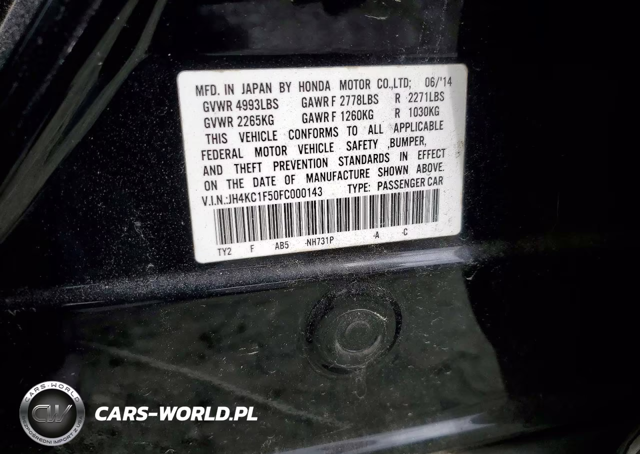 2015 Acura Rlx Tech VIN:JH4KC1F50FC000143 - 13