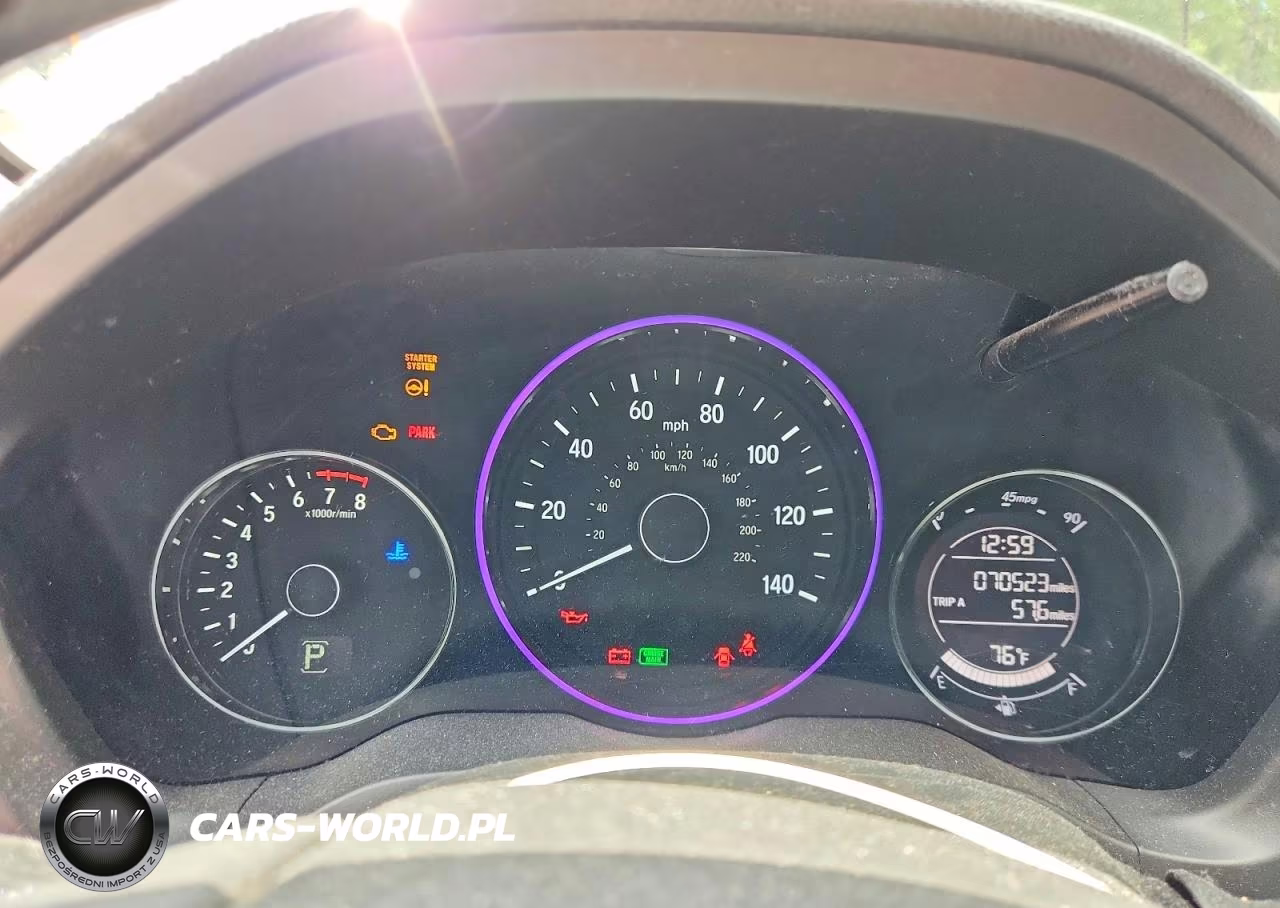 2017 Honda Hr-V Exl VIN:3CZRU6H77HM718454 - 9