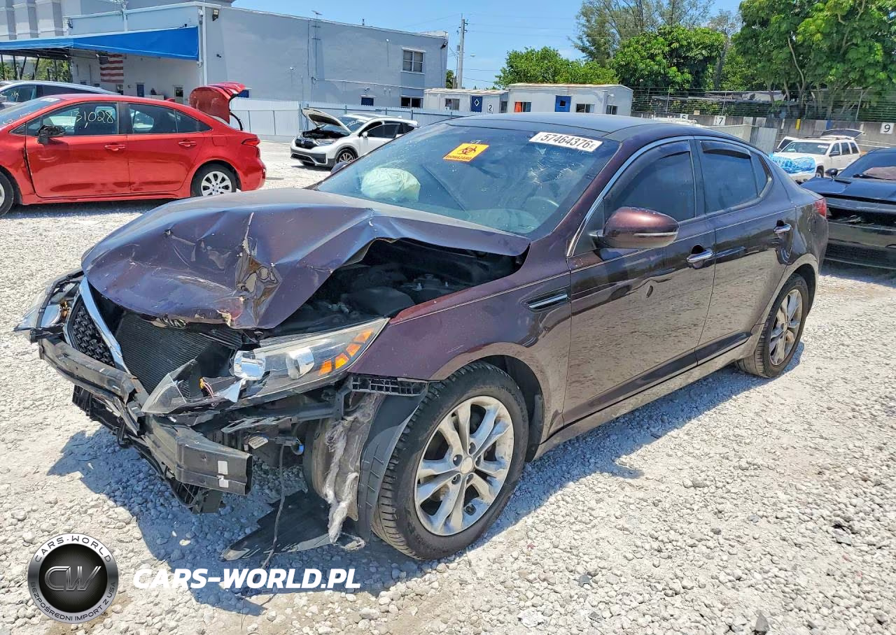 2013 Kia Optima Ex VIN:5XXGN4A75DG255203 - 1
