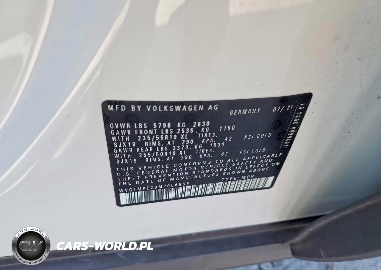 2021 Volkswagen Id.4 Pro S VIN:WVGTMPE29MP056869 - 14