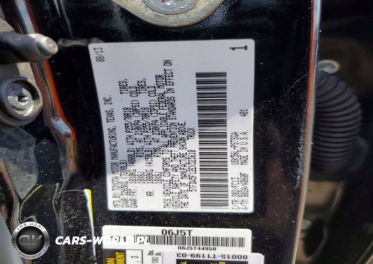 2014 Toyota Tundra Crewmax Sr5 VIN:5TFDW5F12EX323610 - 12