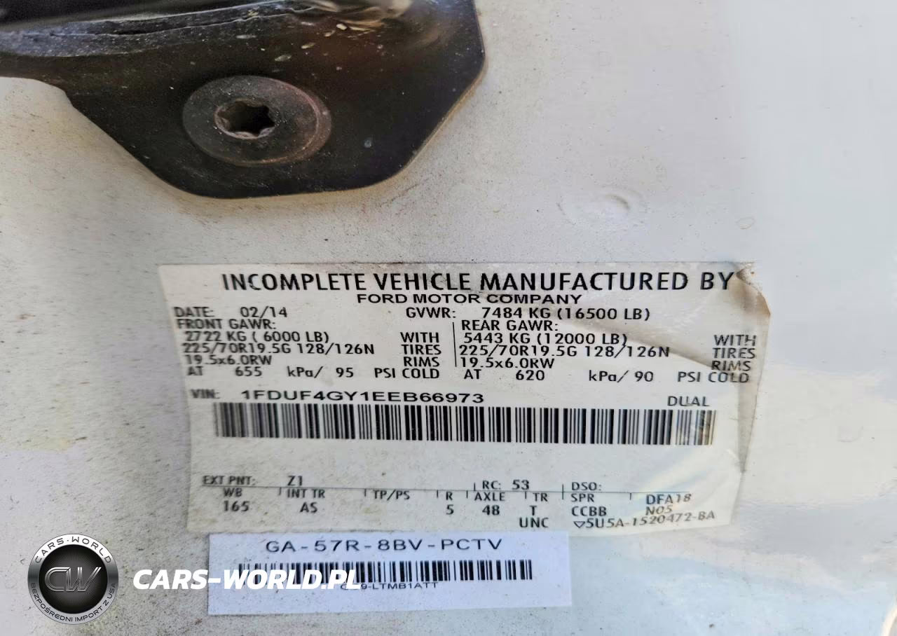 2014 Ford F450 Super Duty Bucket Truck VIN:1FDUF4GY1EEB66973 - 12