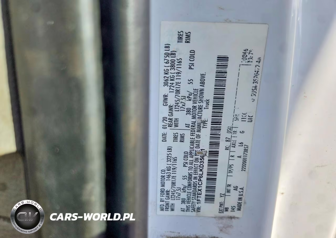 2020 Ford F150 Super Cab VIN:1FTEX1CP6LKD35661 - 11