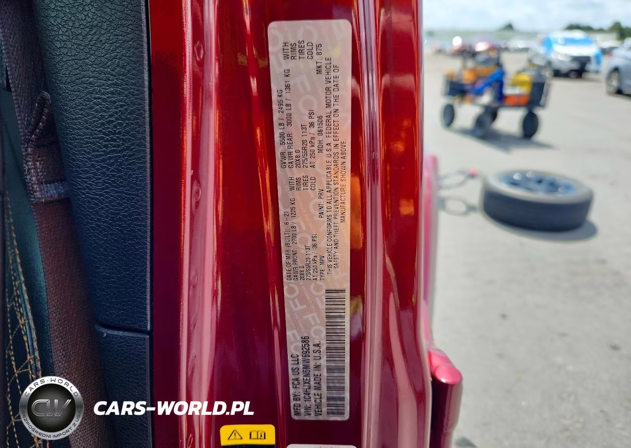 2021 Jeep Wrangler Unlimited Sahara VIN:1C4HJXEN6MW692586 - 14