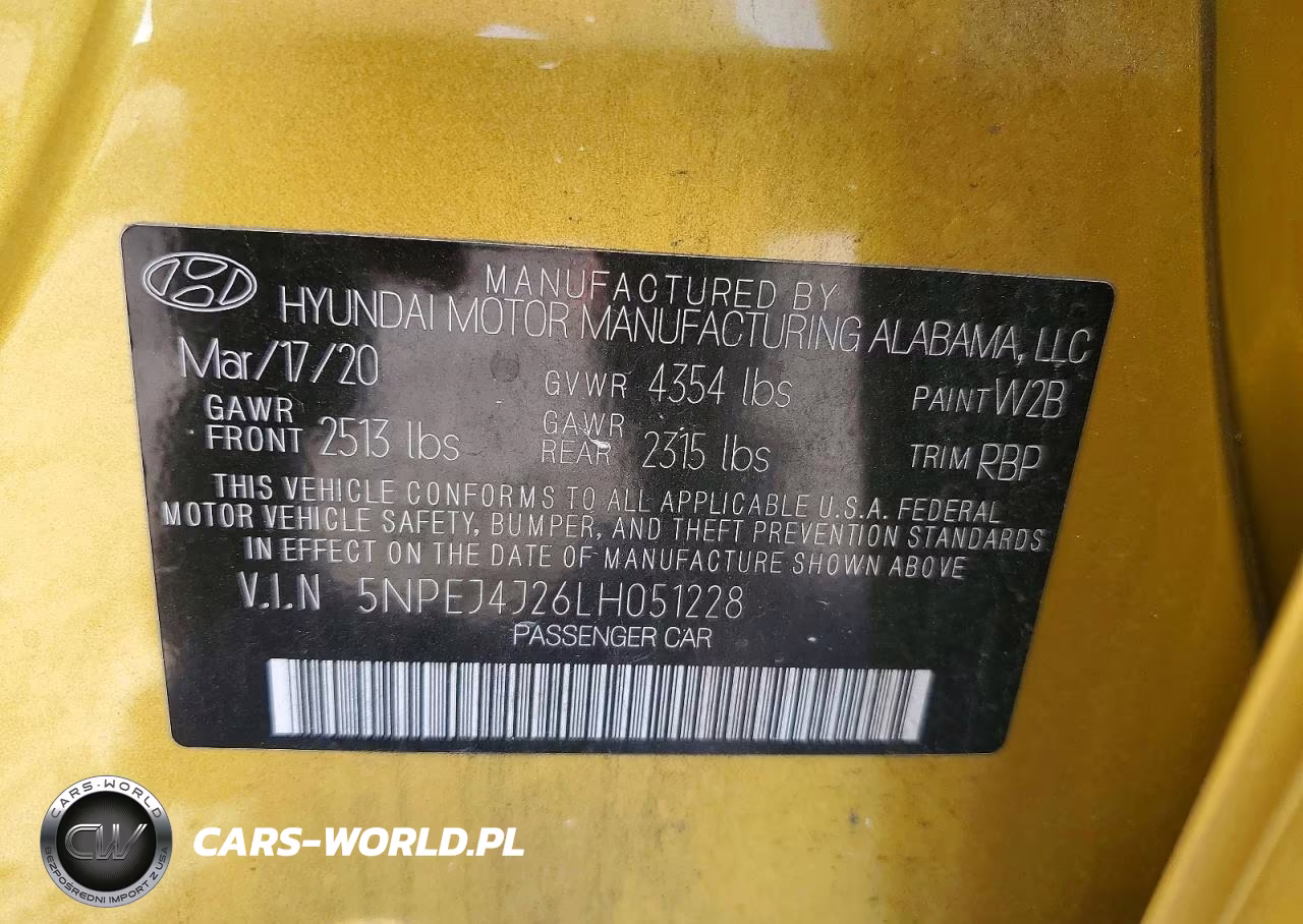 2020 Hyundai Sonata Sel Plus VIN:5NPEJ4J26LH051228 - 13