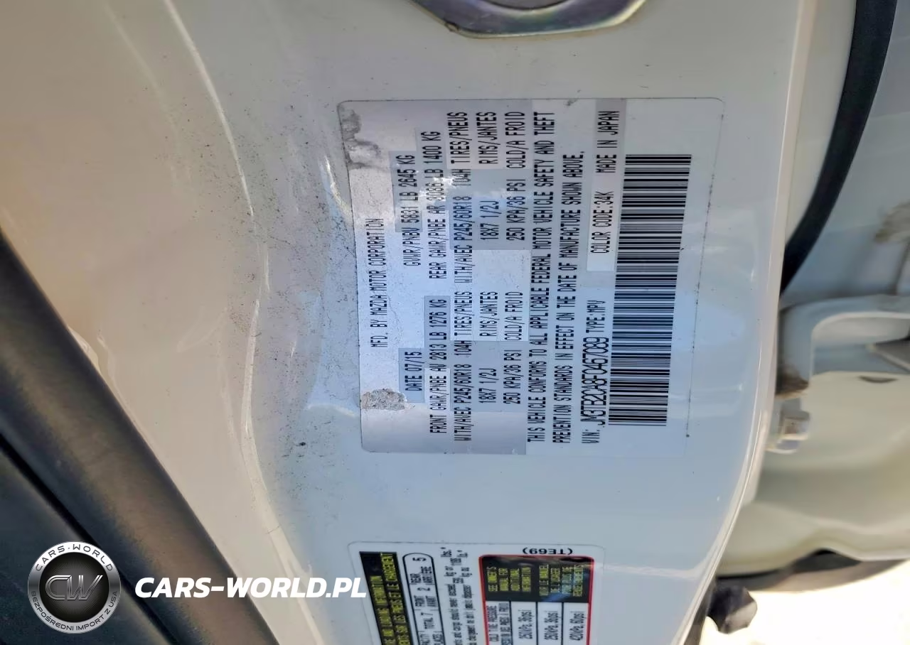 2015 Mazda Cx-9 Sport VIN:JM3TB2CA8F0467089 - 13