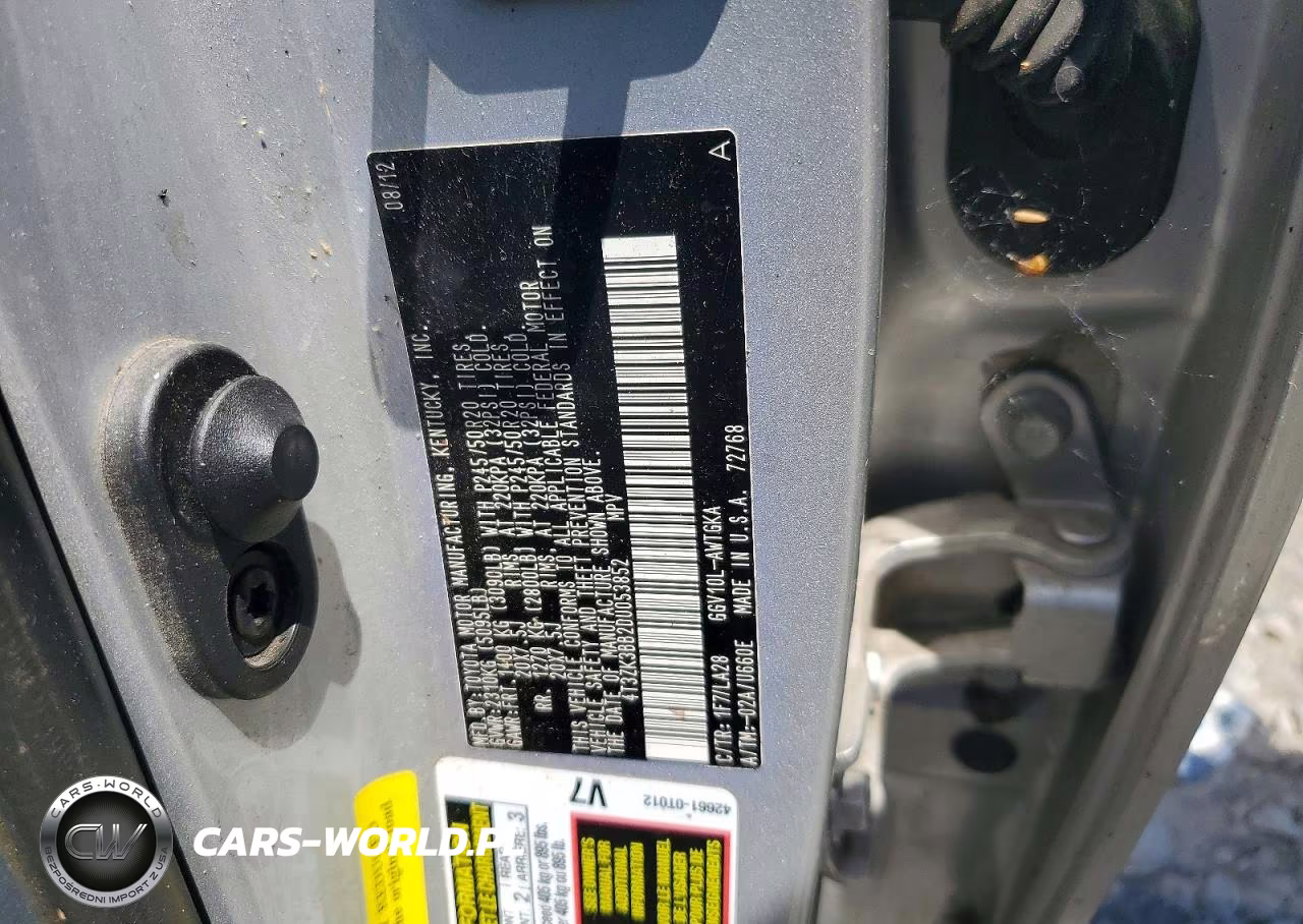 2013 Toyota Venza Xle VIN:4T3ZK3BB2DU053852 - 13
