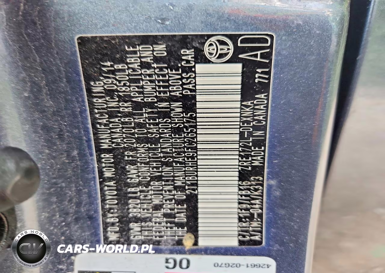 2015 Toyota Corolla Le VIN:2T1BURHE9FC265175 - 13