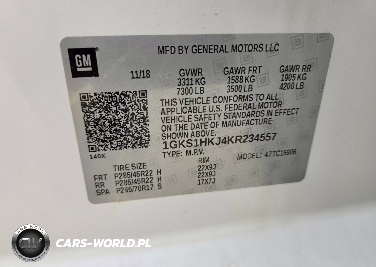 2019 GMC Yukon Xl Denali VIN:1GKS1HKJ4KR234557 - 13