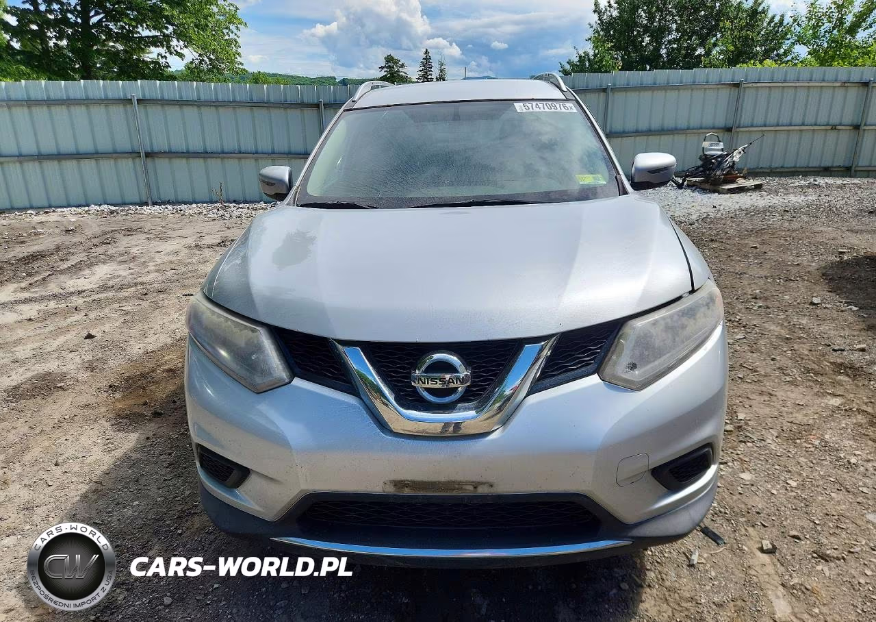 2016 Nissan Rogue Sv VIN:KNMAT2MV8GP600134 - 5