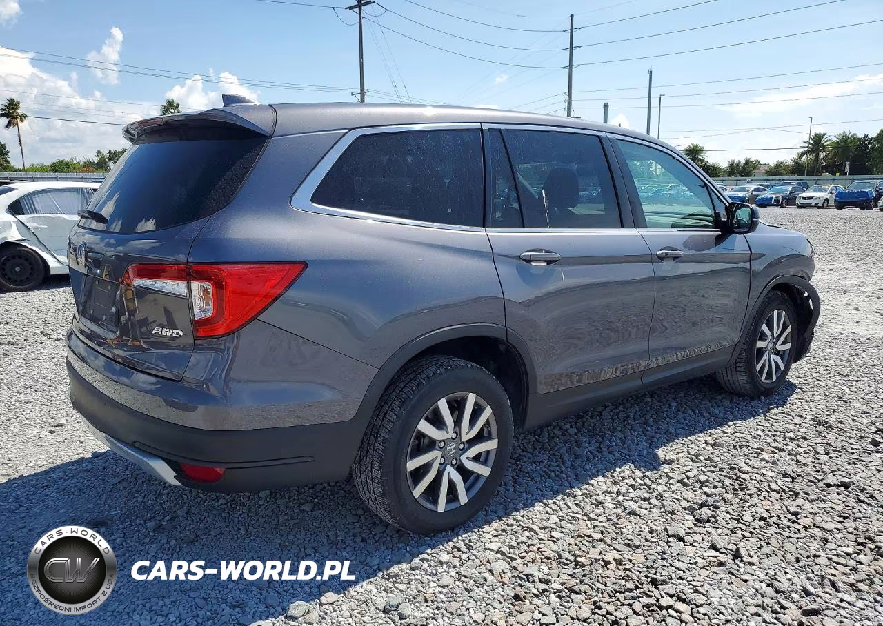 2020 Honda Pilot Exl VIN:5FNYF6H53LB057660 - 3