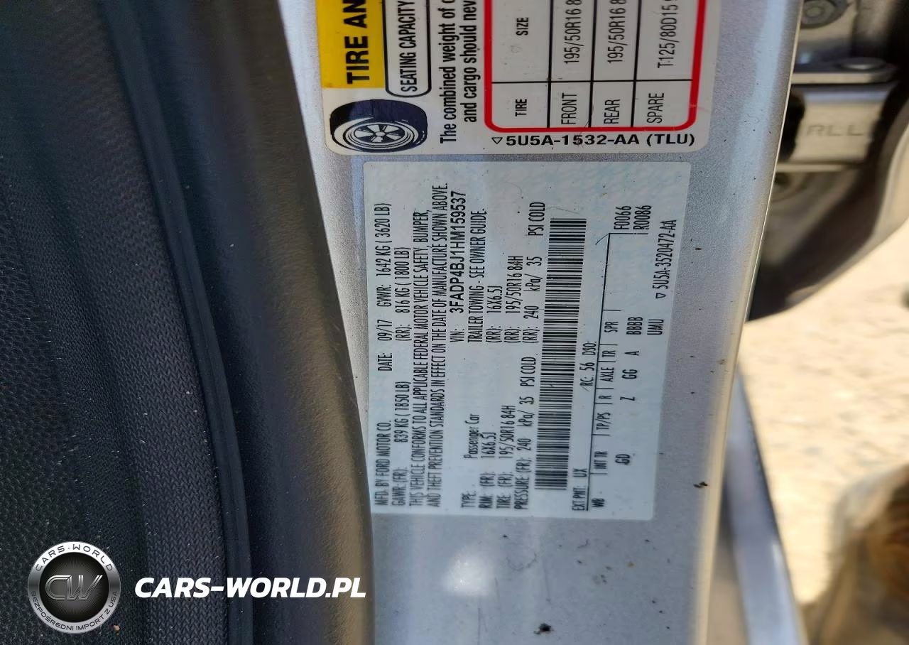2017 Ford Fiesta Se VIN:3FADP4BJ1HM159537 - 12