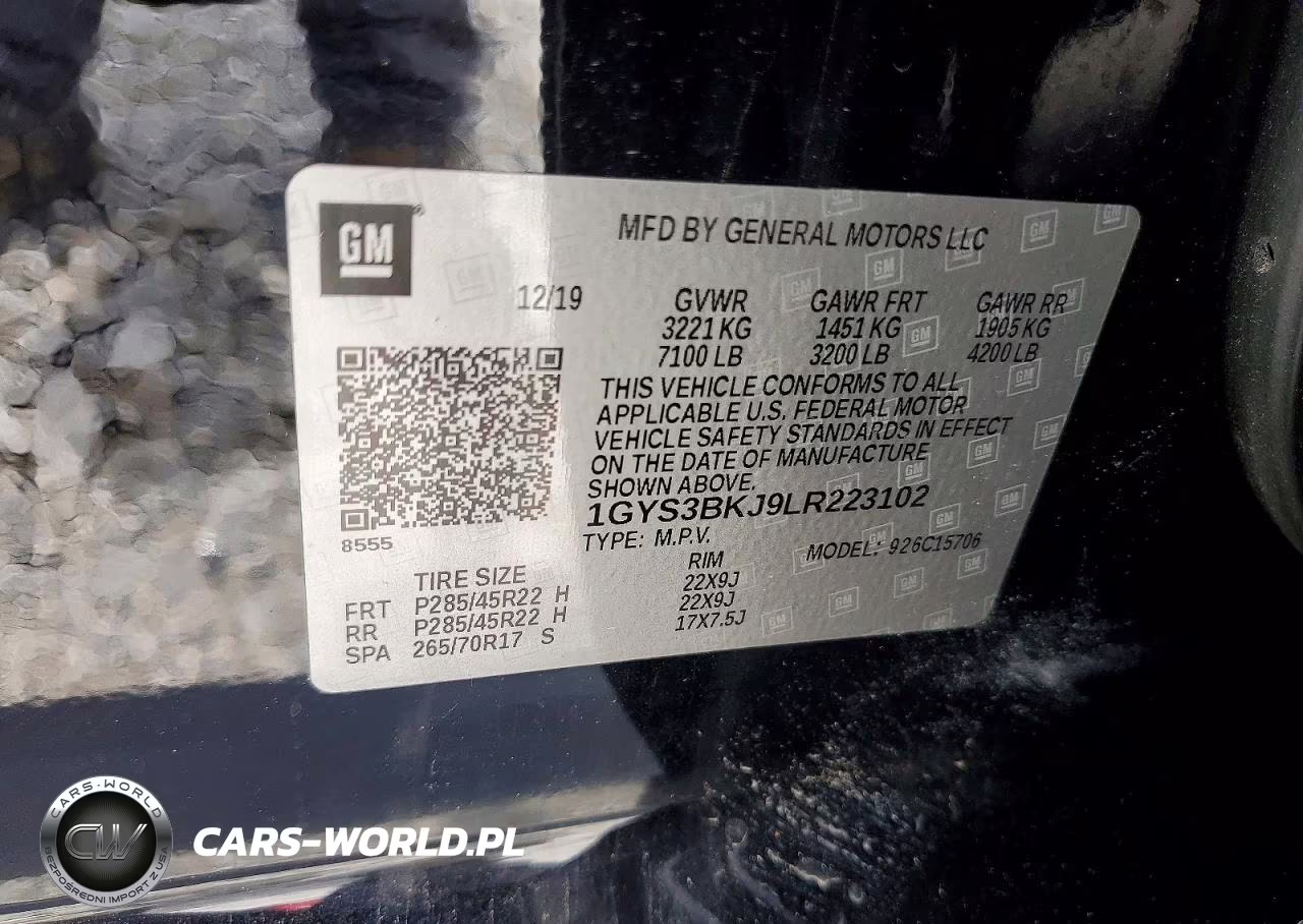 2020 Cadillac Escalade Luxury VIN:1GYS3BKJ9LR223102 - 13