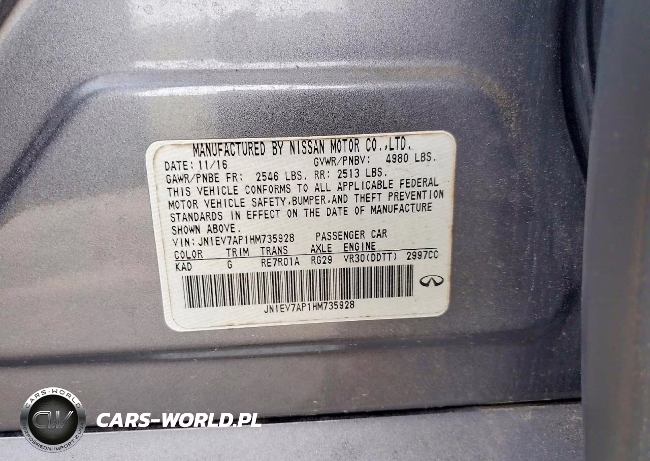 2017 Infiniti Q50 Premium VIN:JN1EV7AP1HM735928 - 12