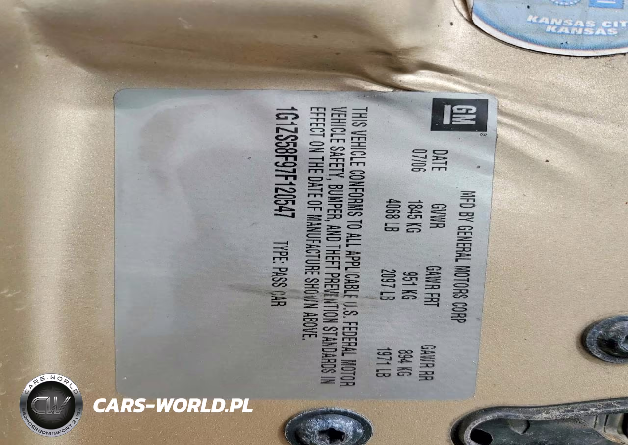 2007 Chevrolet Malibu Ls VIN:1G1ZS58F97F120547 - 12