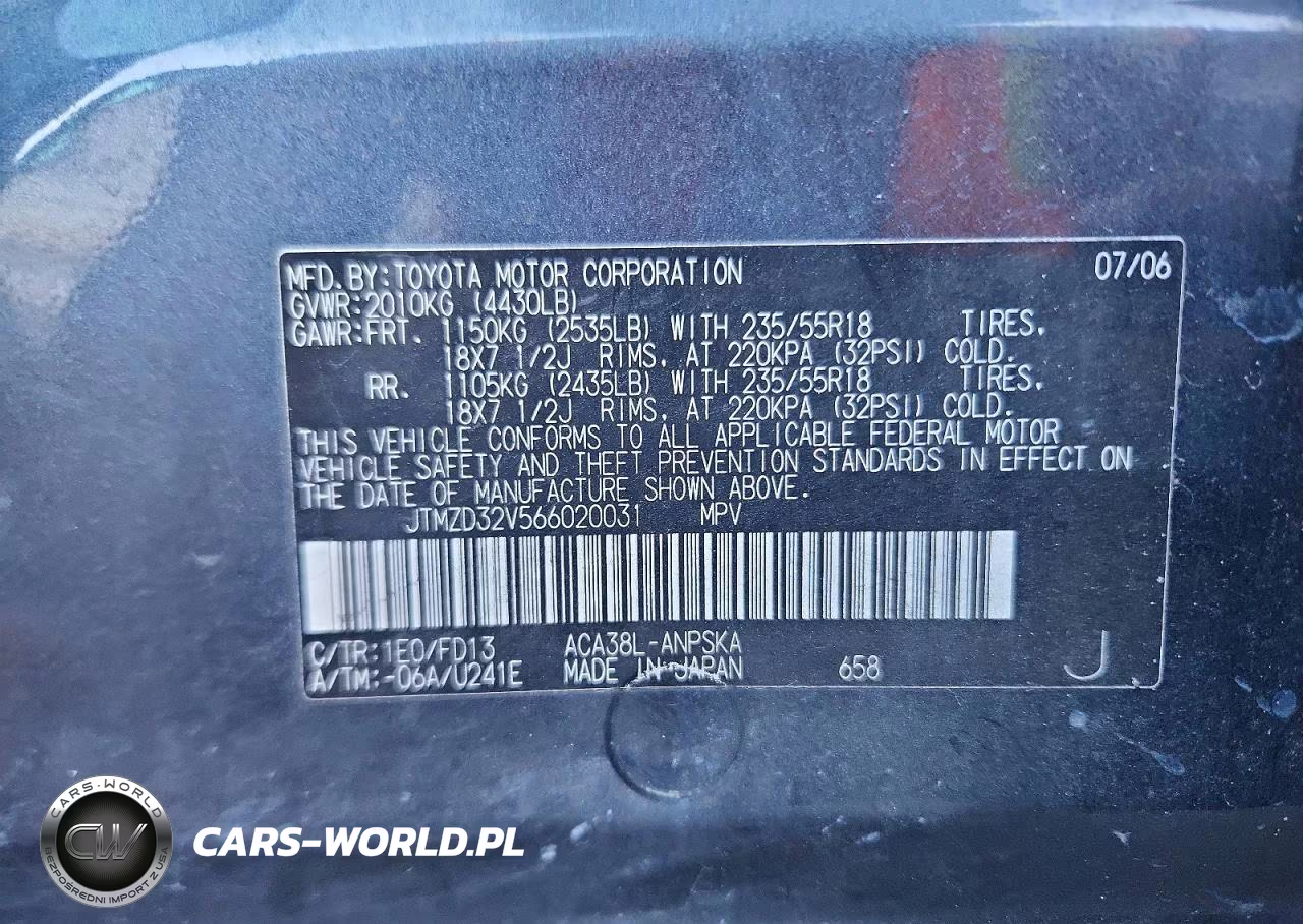 2006 Toyota Rav4 Sport VIN:JTMZD32V566020031 - 13