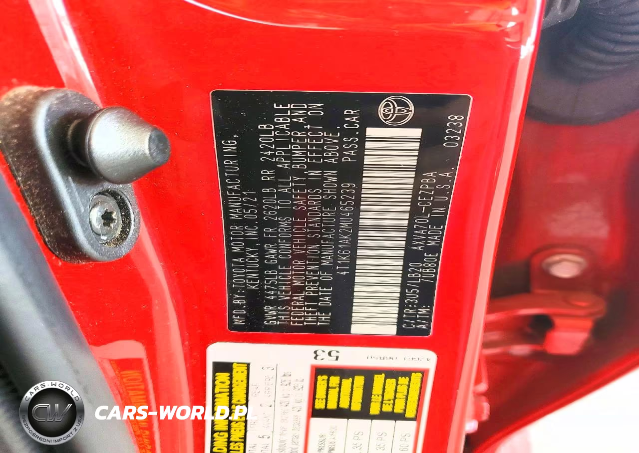 2021 Toyota Camry Xse VIN:4T1K61AK2MU465239 - 12