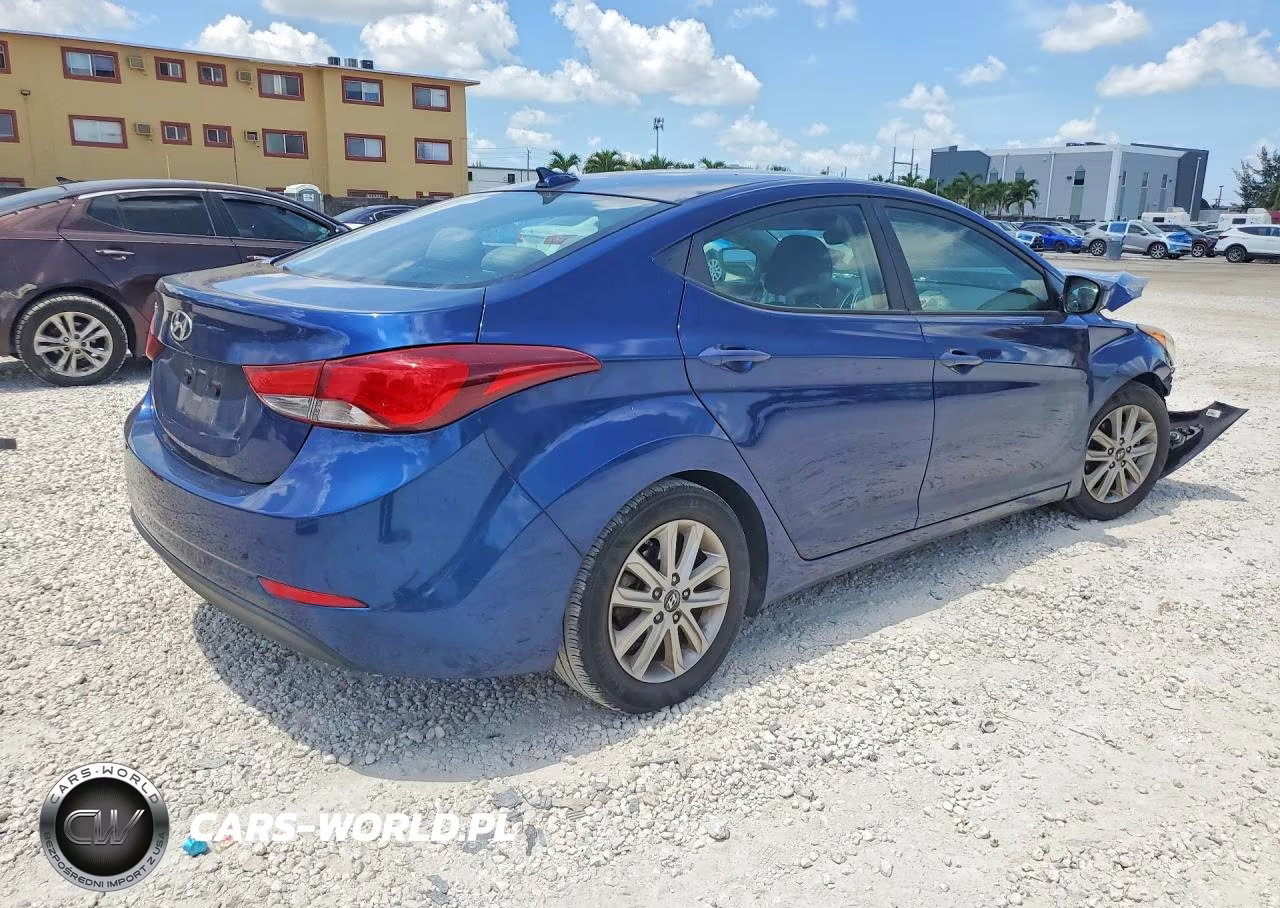 2016 Hyundai Elantra Se VIN:5NPDH4AE3GH661028 - 3