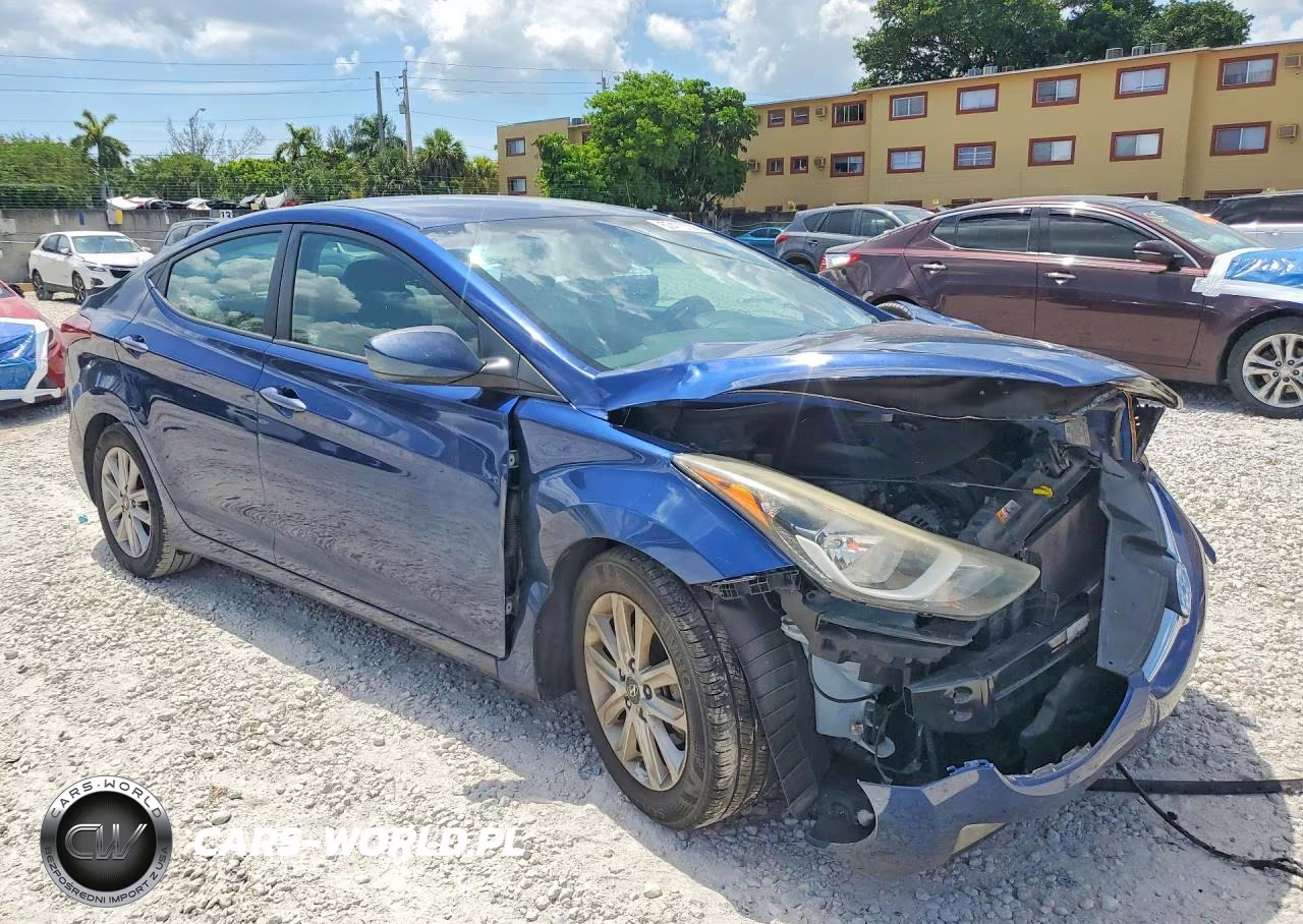 2016 Hyundai Elantra Se VIN:5NPDH4AE3GH661028 - 4