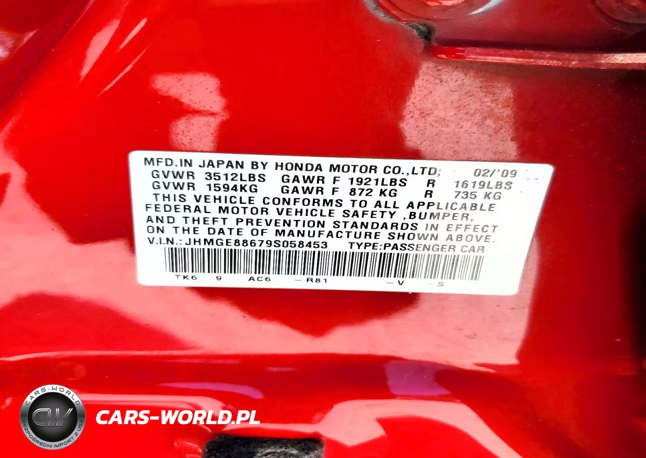 2009 Honda Fit Sport VIN:JHMGE88679S058453 - 13