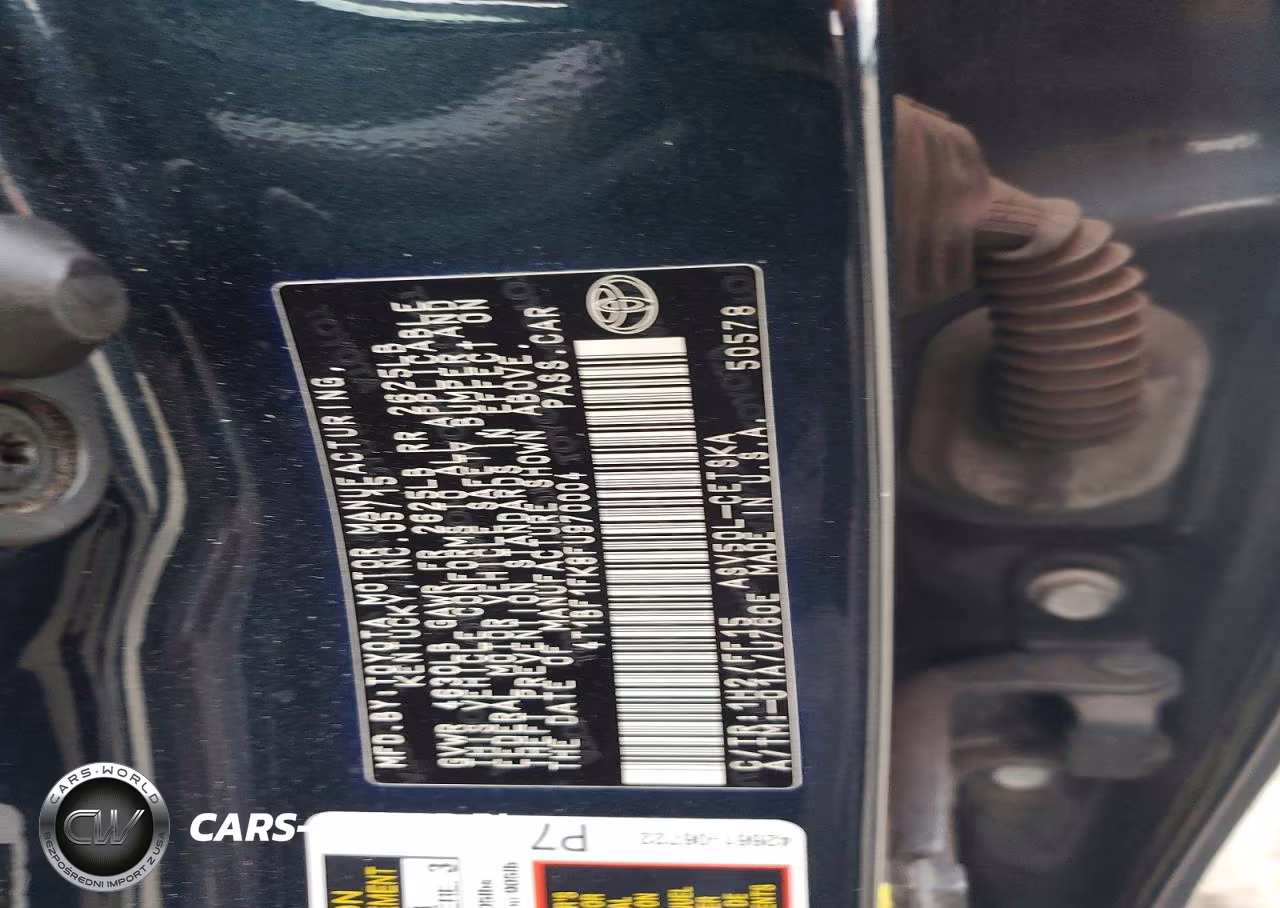 2015 Toyota Camry Se VIN:4T1BF1FK8FU970004 - 12