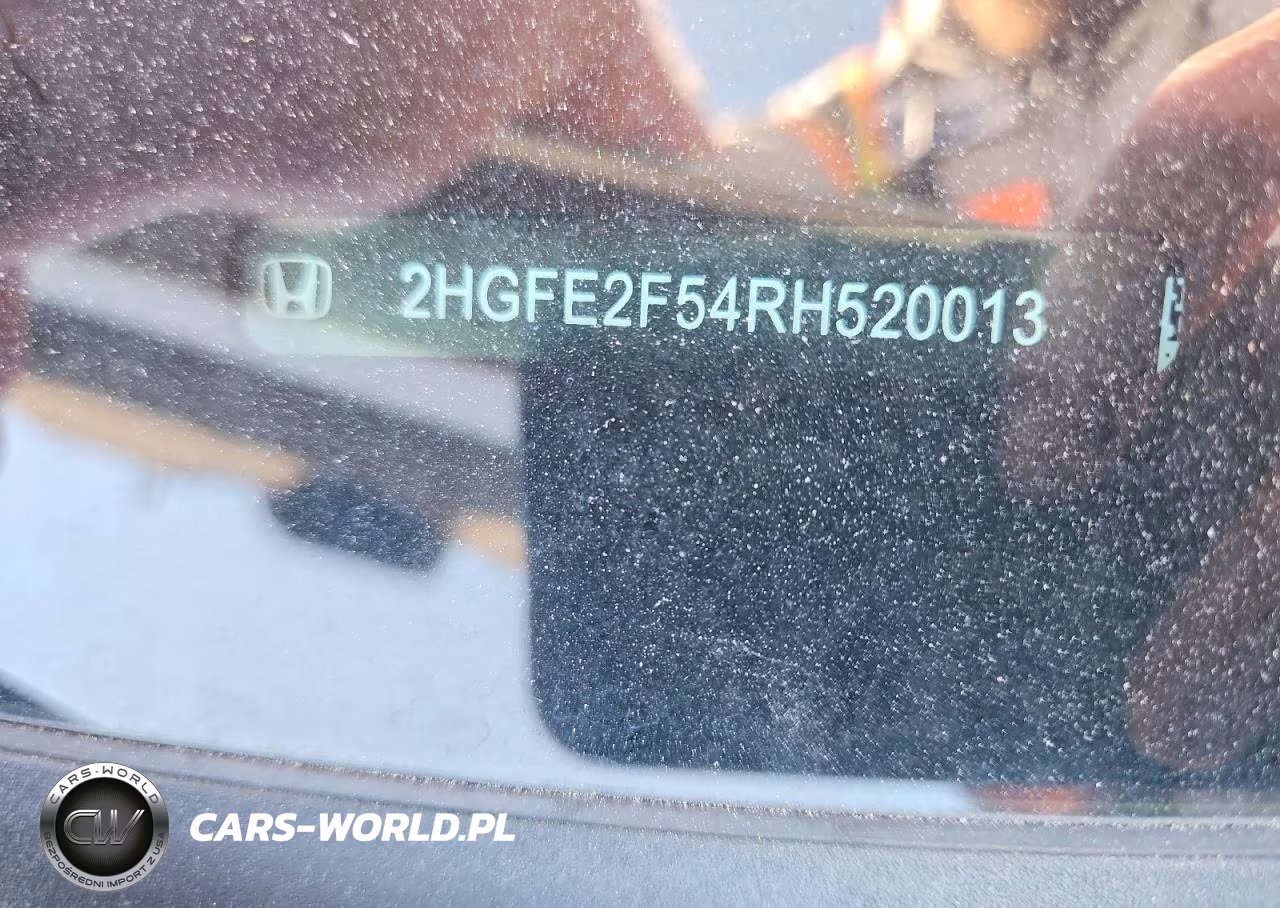 2024 Honda Civic Sport VIN:2HGFE2F54RH520013 - 12
