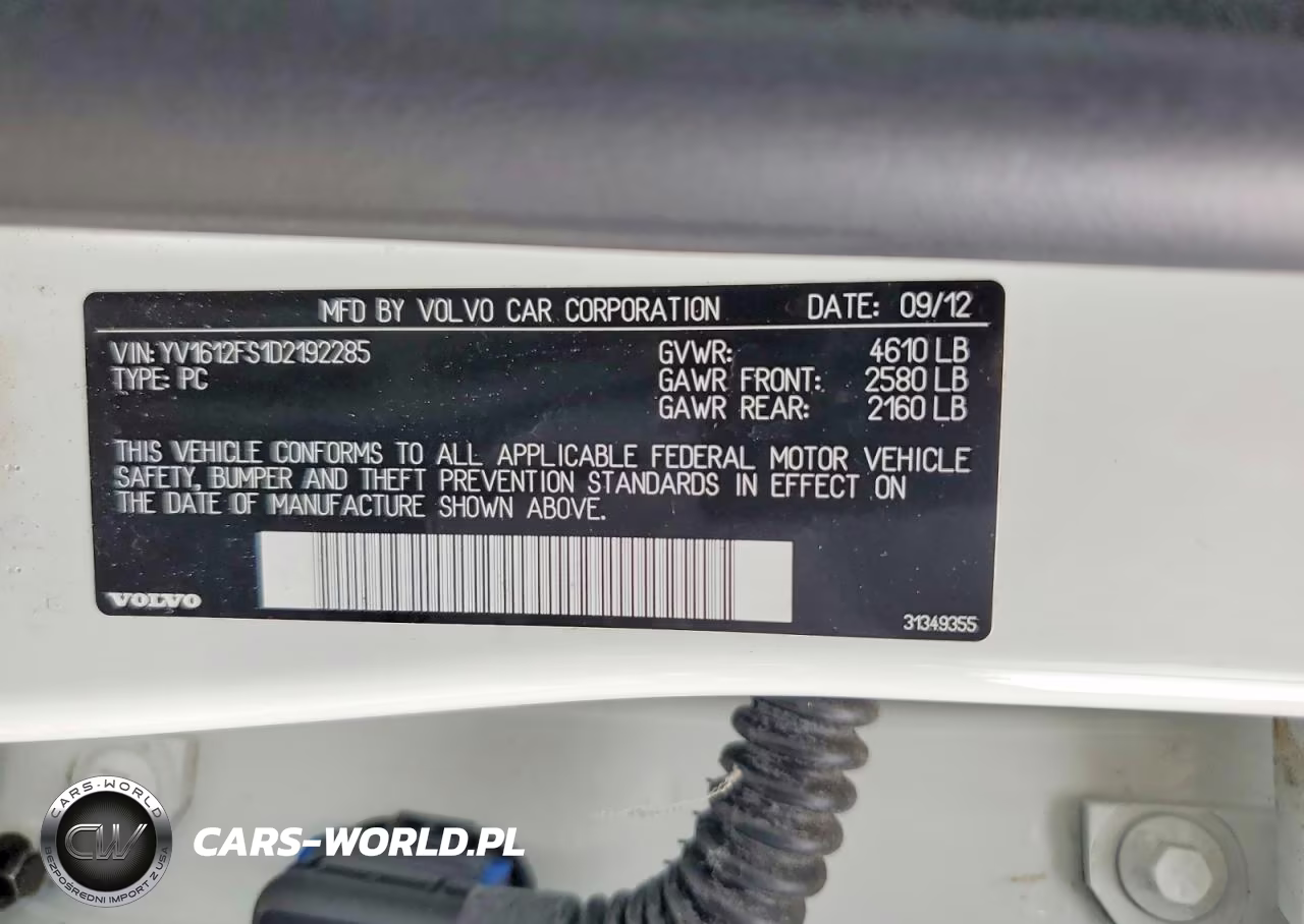 2013 Volvo S60 T5 VIN:YV1612FS1D2192285 - 13
