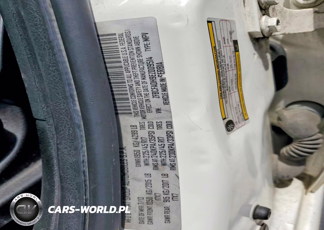 2014 Fiat 500L Trekking VIN:ZFBCFADH9EZ009514 - 12