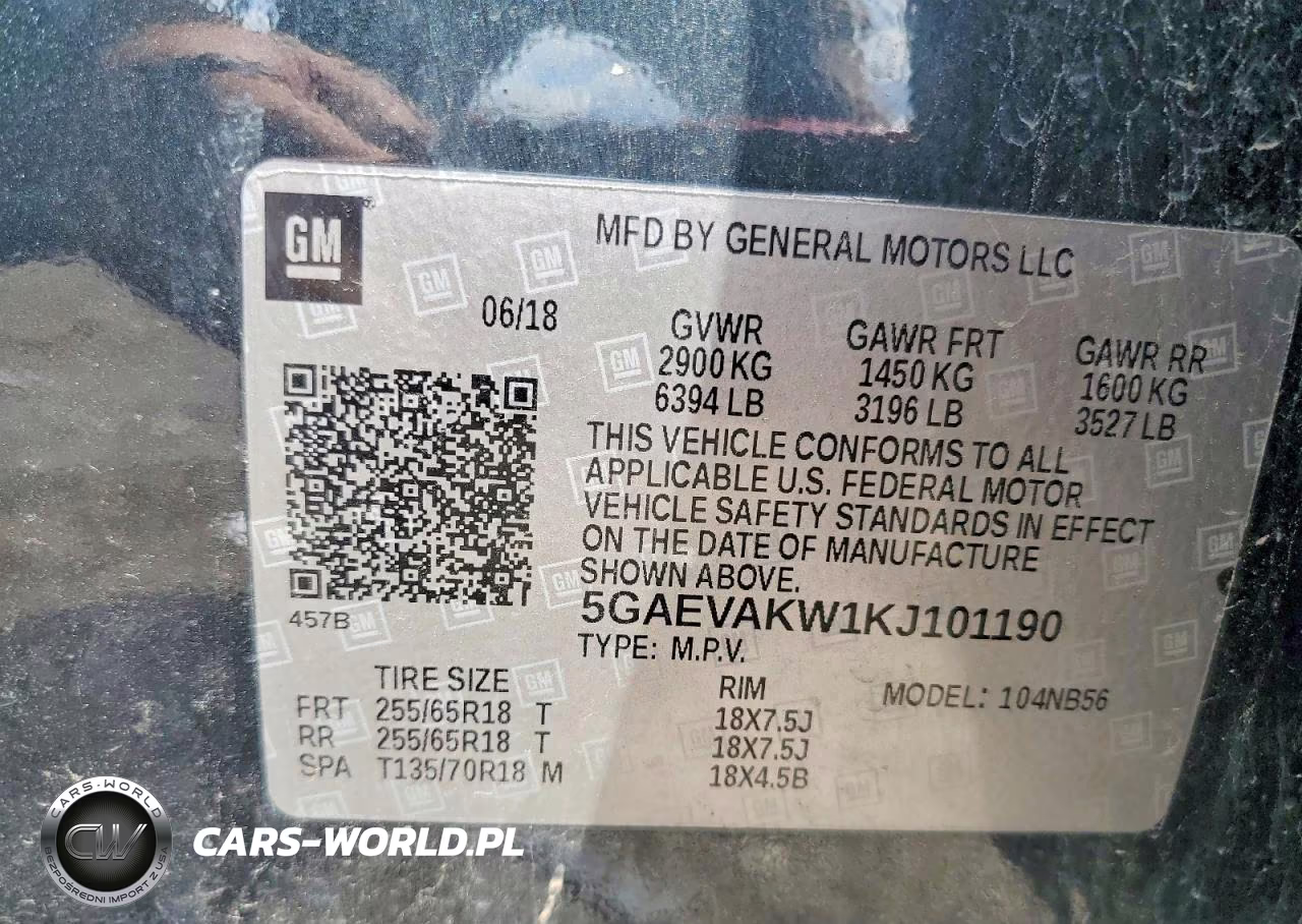 2019 Buick Enclave Essence VIN:5GAEVAKW1KJ101190 - 13