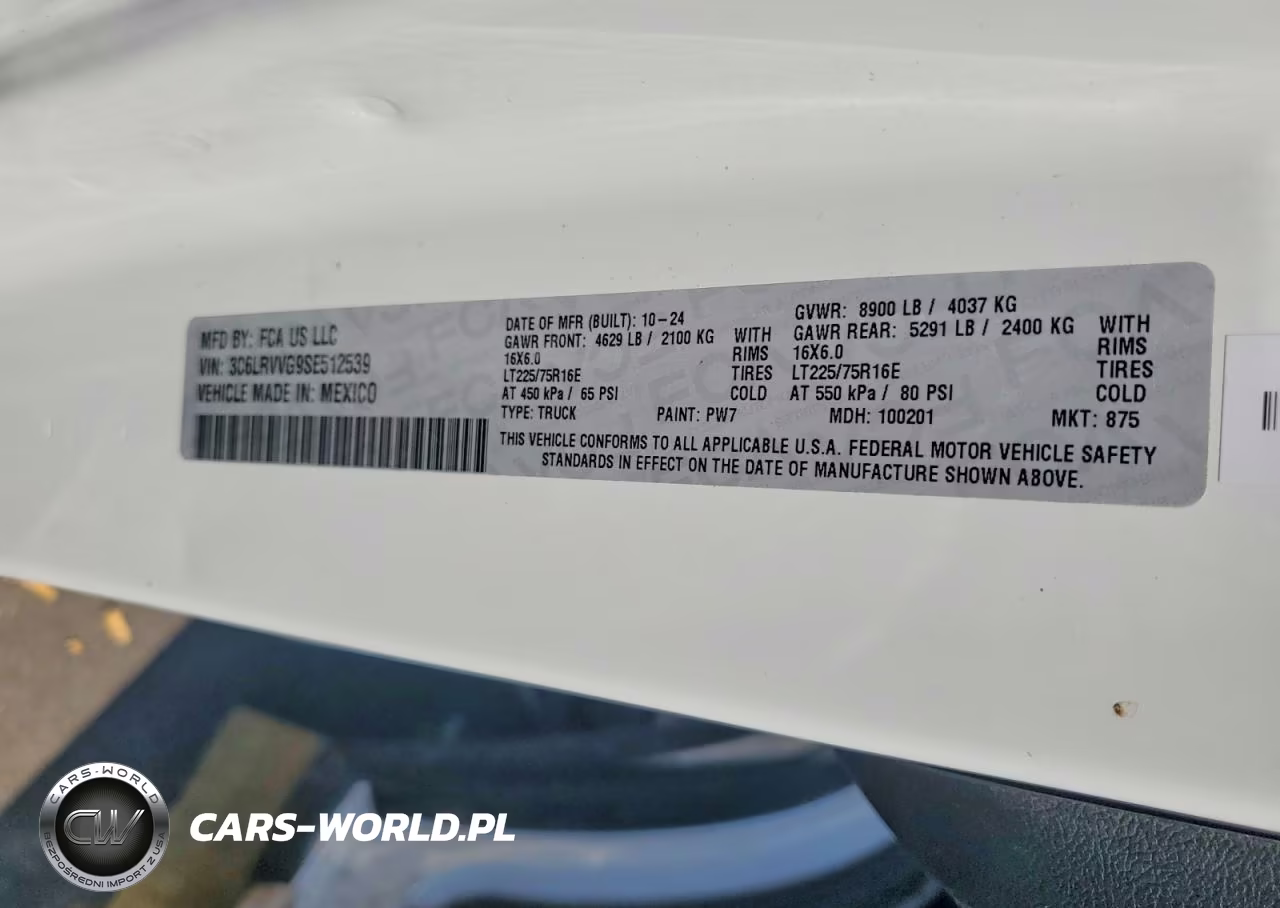 2025 Ram Promaster 2500 Delivery Van VIN:3C6LRVVG9SE512539 - 13
