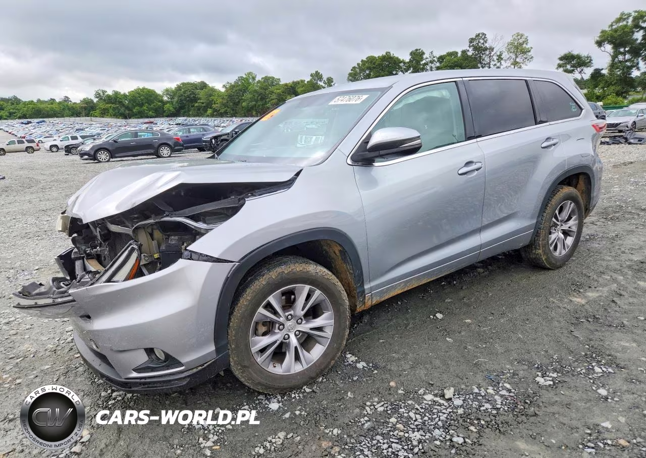 2015 Toyota Highlander Le Plus VIN:5TDZKRFH4FS063935 - 1
