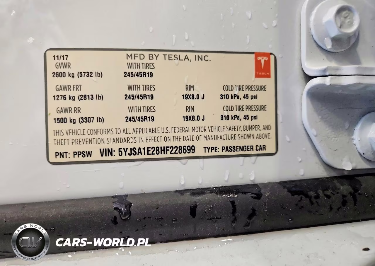 2017 Tesla Model S VIN:5YJSA1E28HF228699 - 12