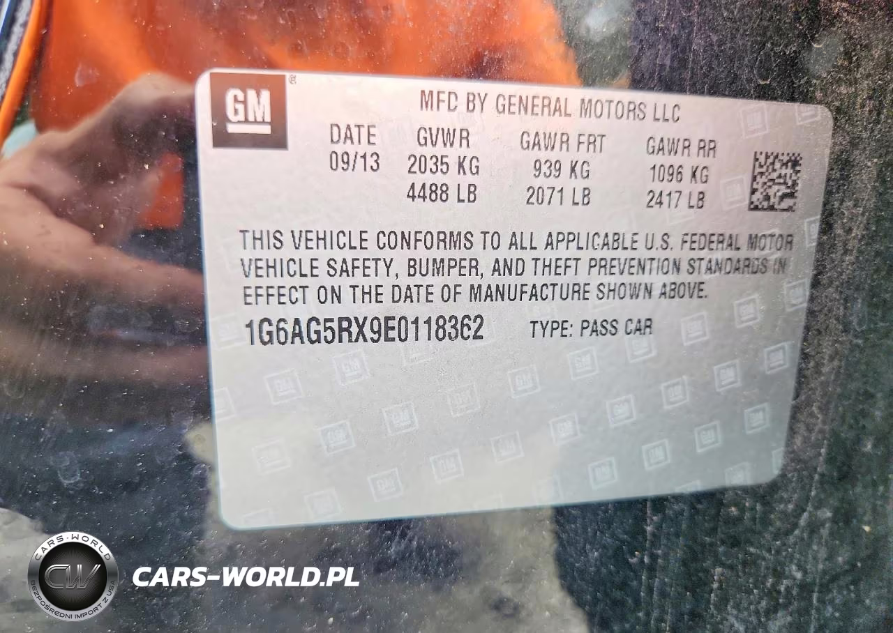 2014 Cadillac Ats VIN:1G6AG5RX9E0118362 - 12