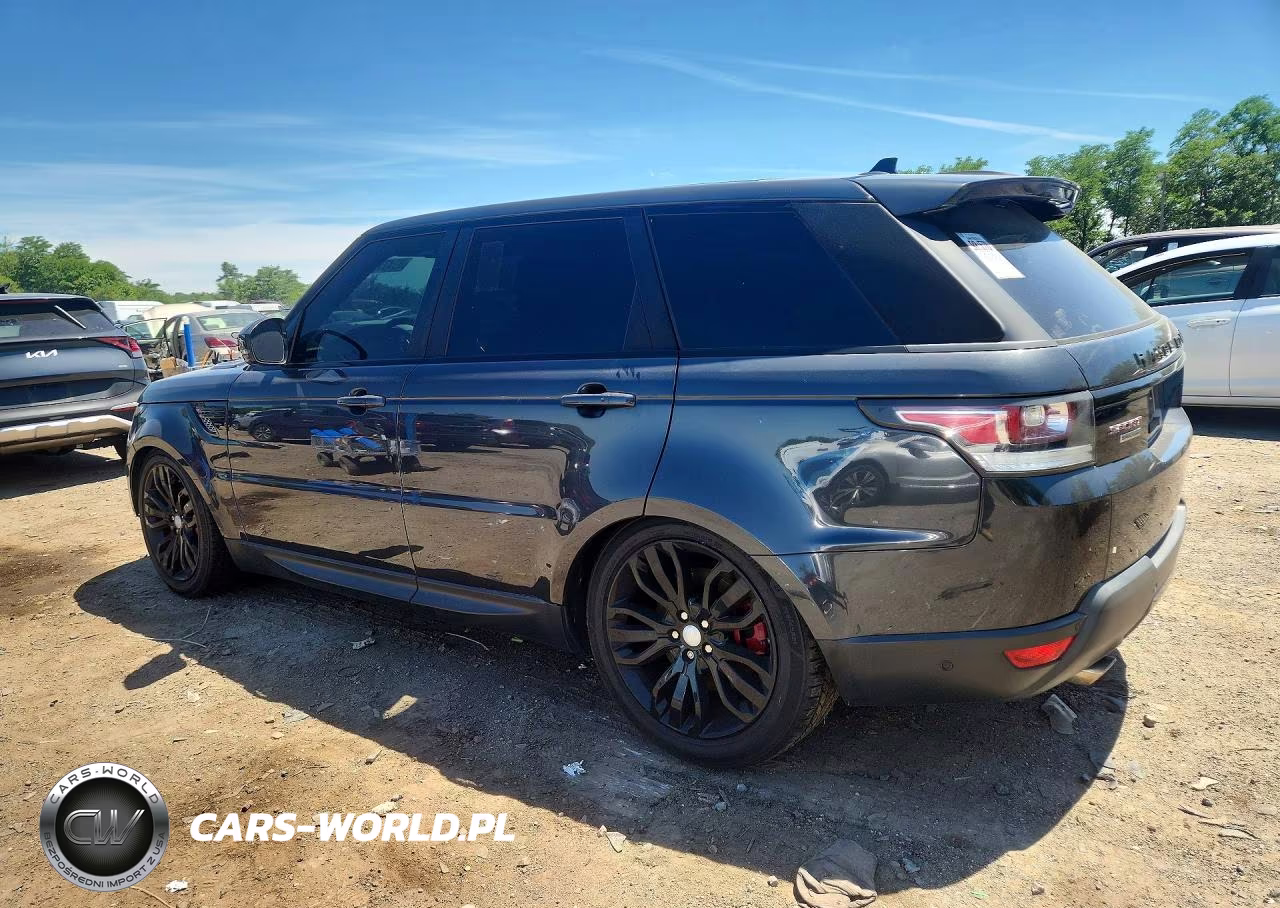 2016 Land Rover Range Rover Sport Sc VIN:SALWR2EF9GA587580 - 2