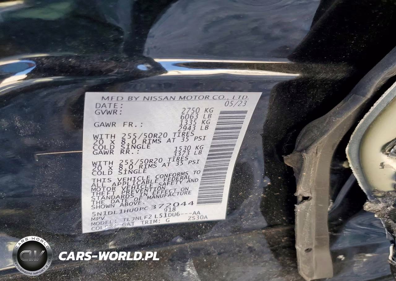 2023 Infiniti Qx60 Autograph VIN:5N1DL1HU0PC372044 - 14