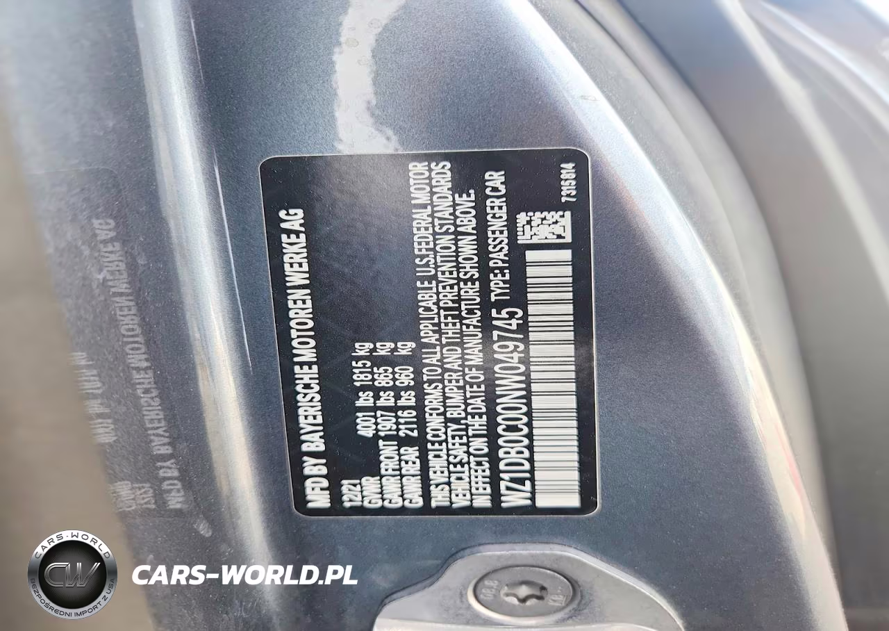 2022 Toyota Gr Supra 3.0 Premium VIN:WZ1DB0C00NW049745 - 12