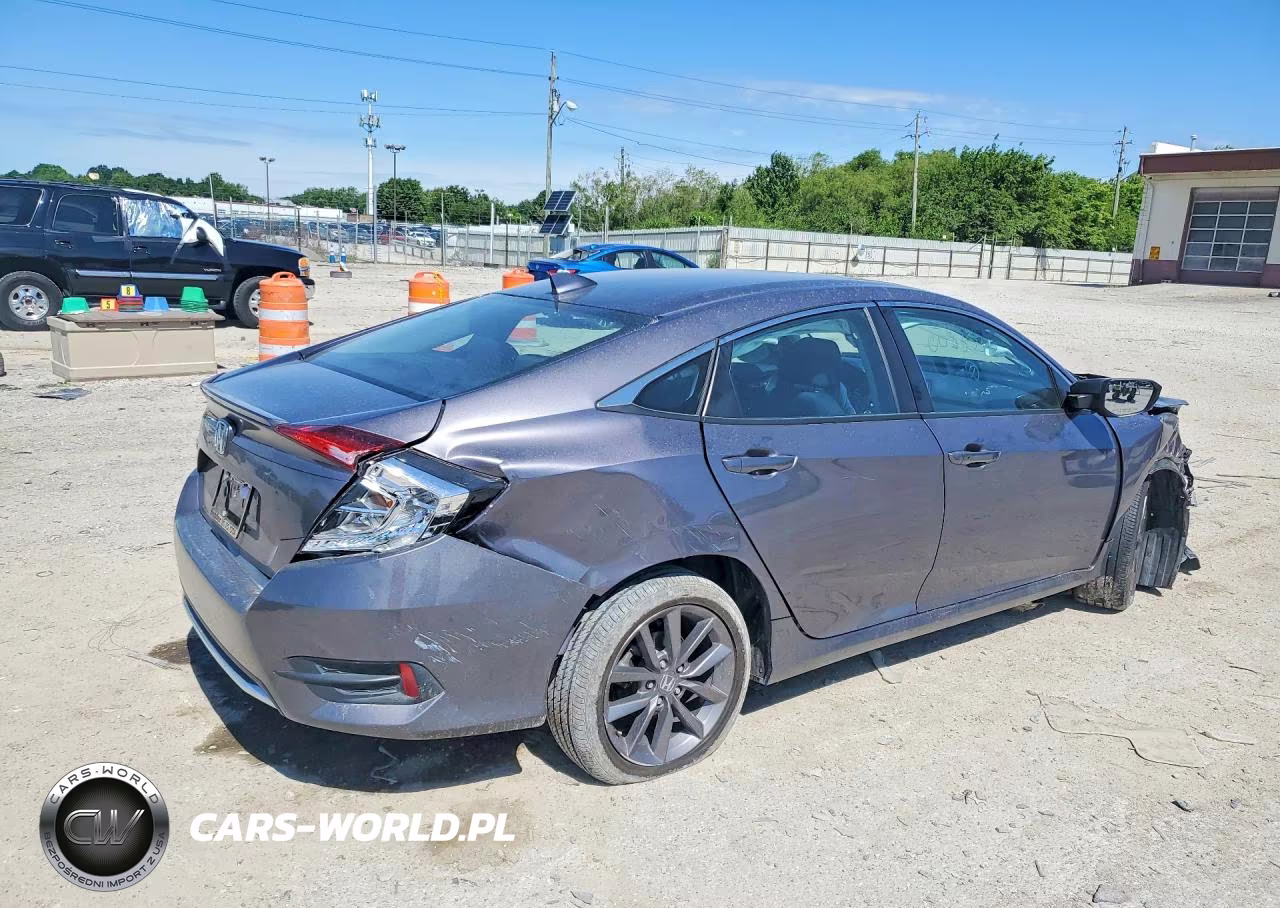 2020 Honda Civic Ex VIN:19XFC1F31LE008354 - 3