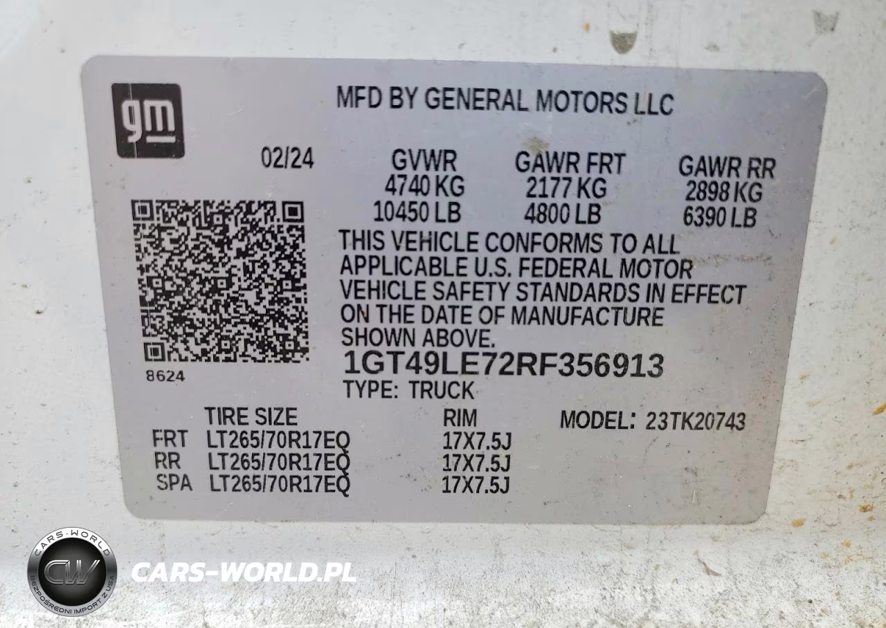 2024 GMC Sierra K2500 Heavy Duty VIN:1GT49LE72RF356913 - 12