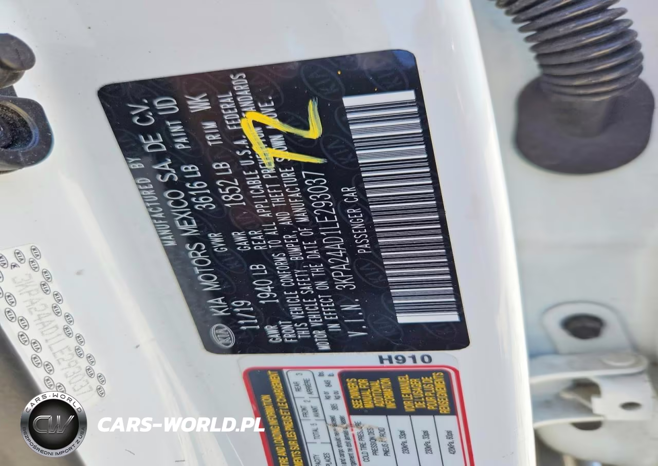 2020 Kia Rio S VIN:3KPA24AD1LE293037 - 12