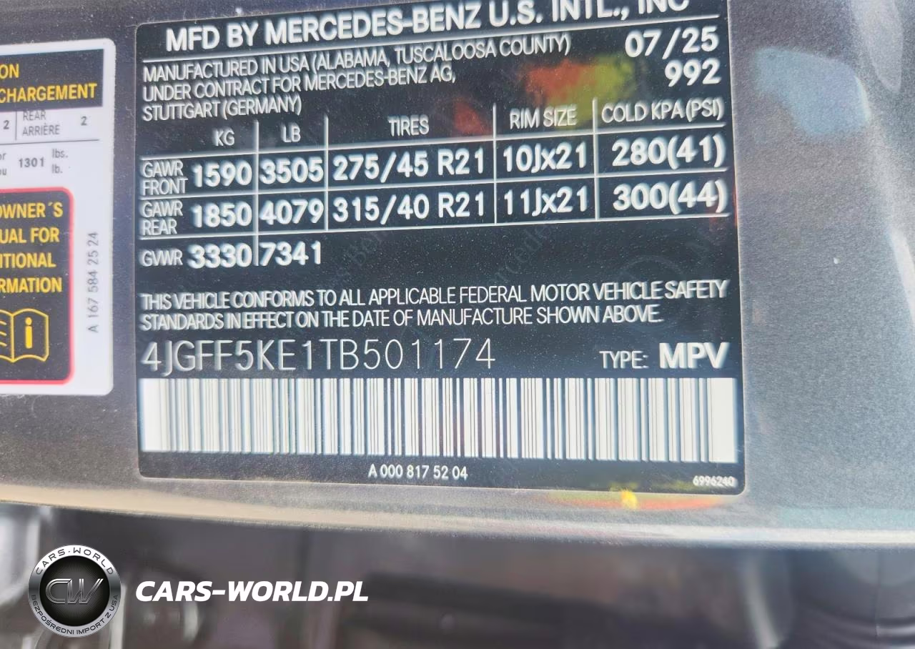 2026 Mercedes-Benz Gls 450 4Matic VIN:4JGFF5KE1TB501174 - 14
