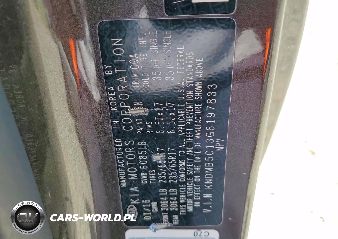 2016 Kia Sedona Lx VIN:KNDMB5C13G6197833 - 13
